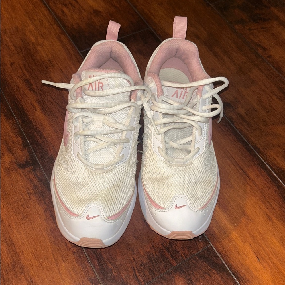 Nike Air Max Cream and Pink Sneakers